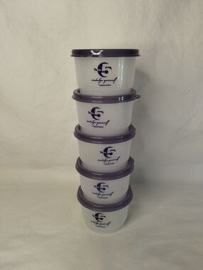 Tupperware Take 5 Snack Cups - Set Of 5